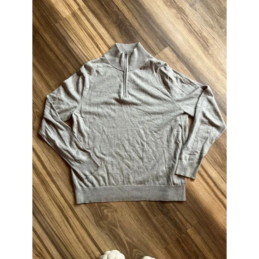 J.Crew 3/4 zip sweater large